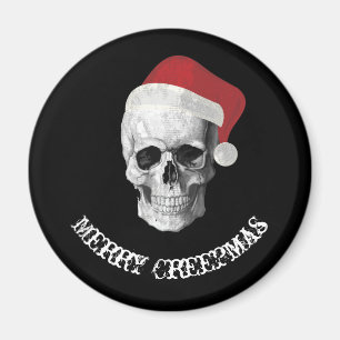 Imán Cráneo Santa del Grunge