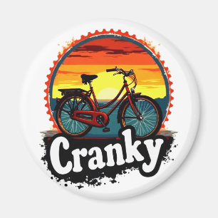 Imán Cranky Sunset Bicycle Tee - Energiza tu viaje