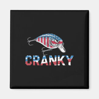 Imán Cranky Usa Crankit Pesca Día del Padre 