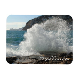 Imán Crashing Surf, Mallorca, Islas Baleares