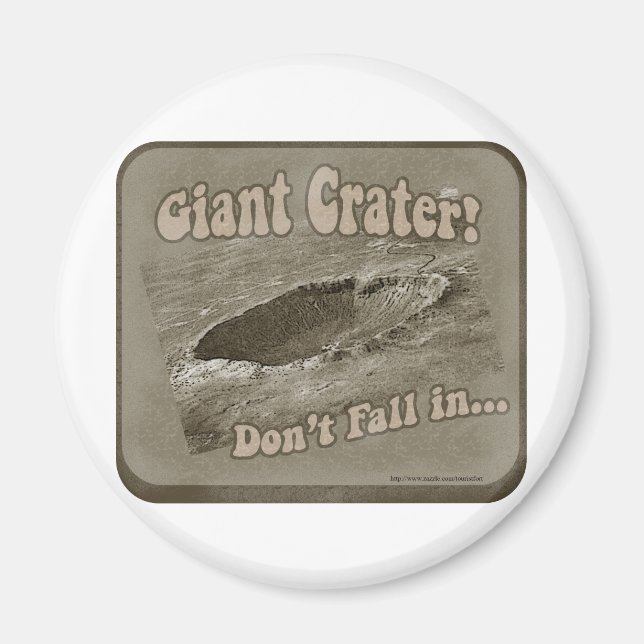 Imán ¡Cráter gigante! (Frente)