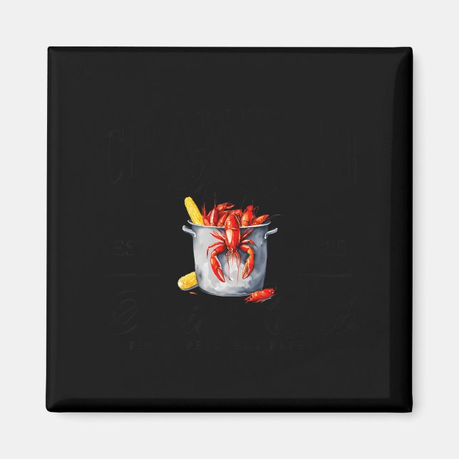 Imán Crawfish Boil Social Club Cajun Seafood Festival S (Frente)