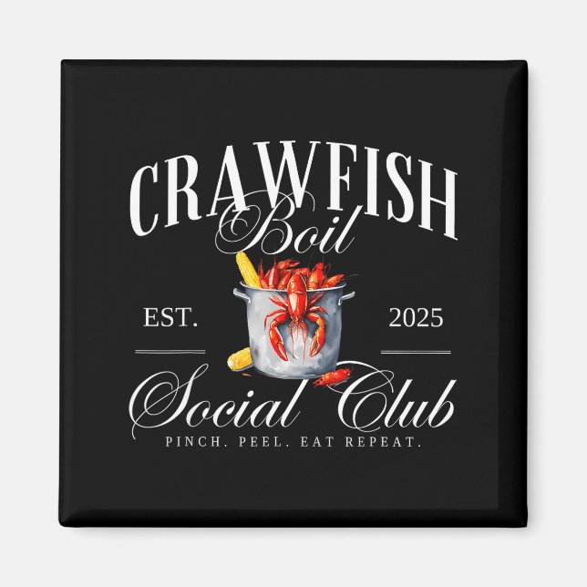Imán Crawfish Boil Social Club Cajun Seafood Festival S (Frente)