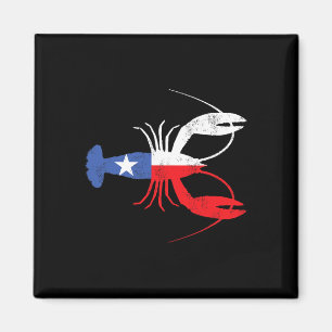 Imán Crawfish Texas CrawDaddy Southern Food Mardi Gras