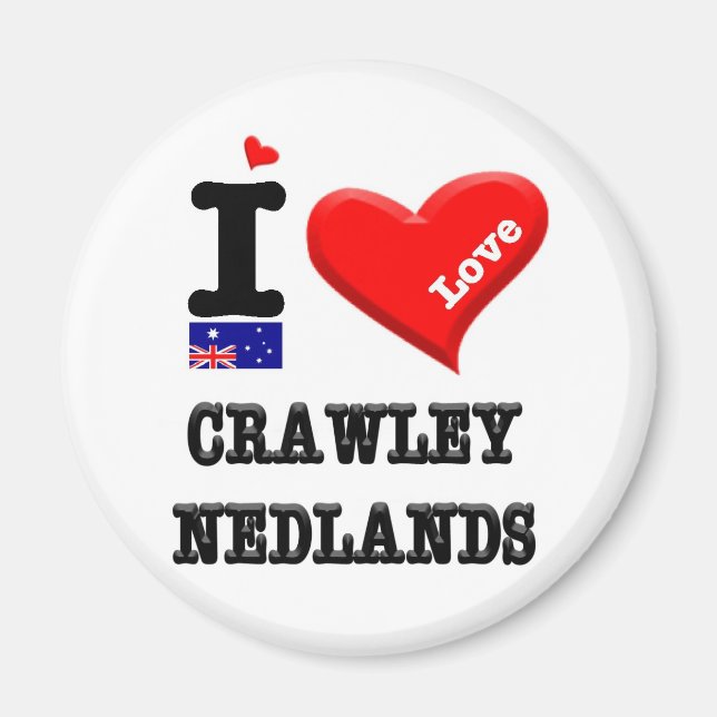 Imán CRAWLEY-NEDLANDS - Amo (Frente)