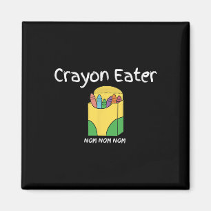 Imán Crayon Eater Funny Fps Video Juego De Término De G