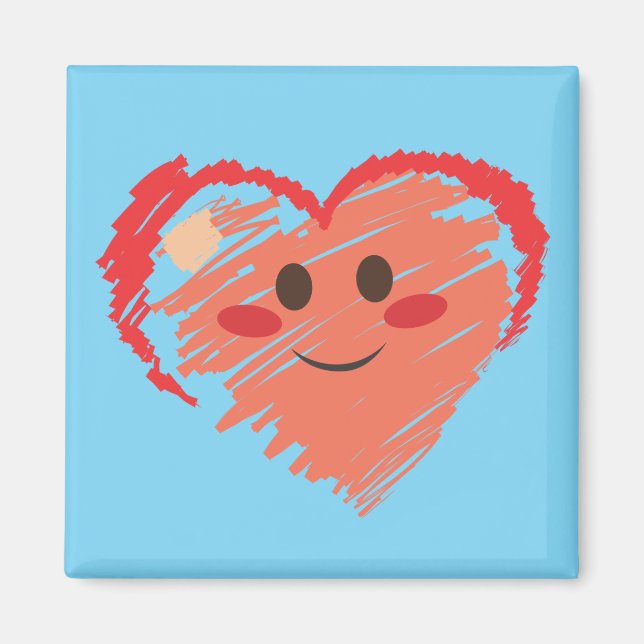 Imán Crayon Heart (Frente)