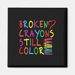 Imán Crayones rotos de color fijo - Awarene de salud me