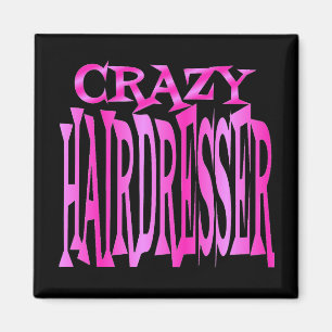 Imán Crazy Hairdresser