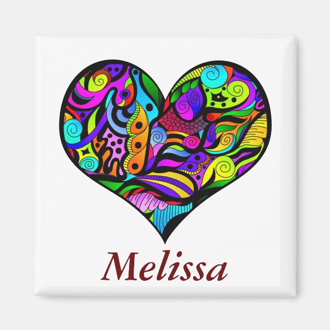 Imán Crazy Heart Magnet (Frente)