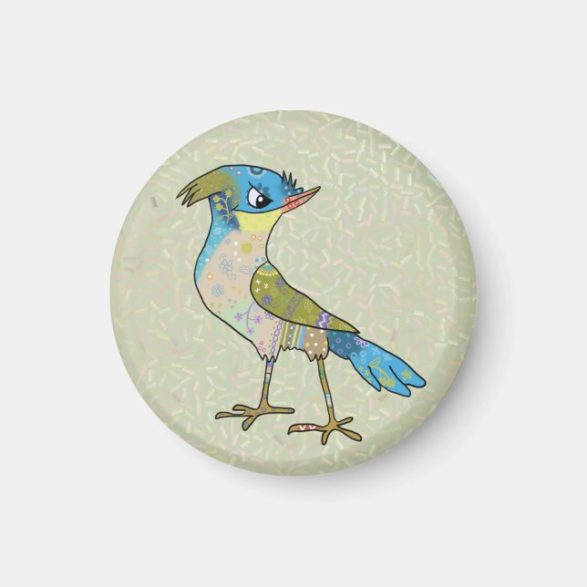 Imán Crazy Vogel (Frente)