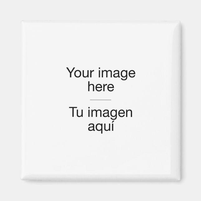 Imán Crea diseño propio personalizado, personaliza (Frente)