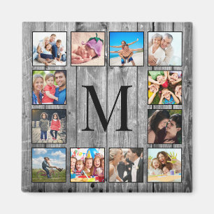 Imán Crea tu Collage de fotos Personalizado Rustic Farm