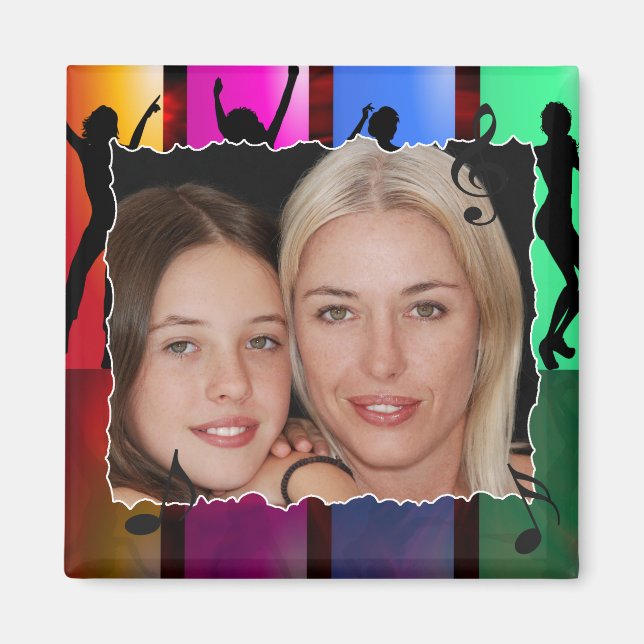 Imán Crea tu propia foto (Frente)