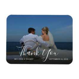 Imán Crea tu propia foto de boda de agradecimiento
