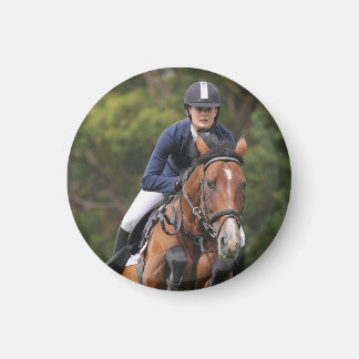 Imán Crea tu propia foto de caballo ecuestre personaliz