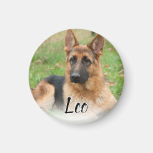 Imán Crea tu propia foto de mascota con nombre personal