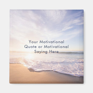 Imán Crea Tu Propia Foto de Playa con una Frase Inspira