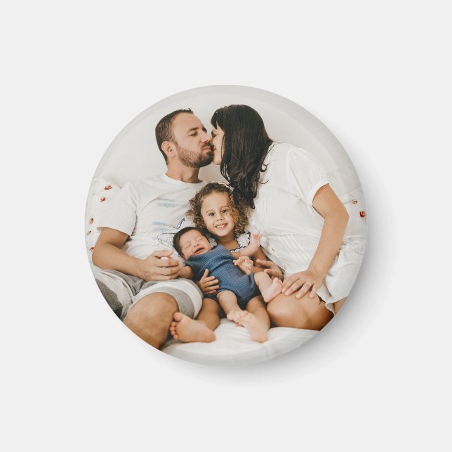 Imán Crea tu propia foto familiar de Personalizado pers (Frente)