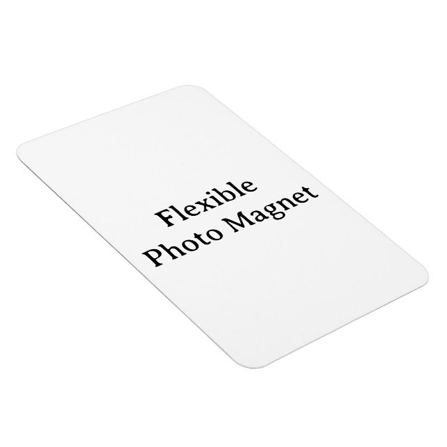 Imán Crea tu propia foto flexible personalizada simple  (Lado Derecho)
