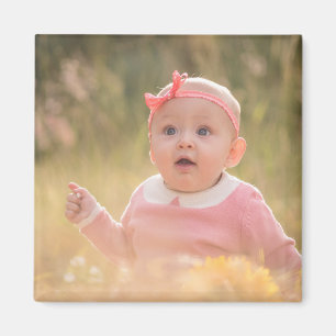 Imán Crea tu propia foto moderna personalizada de niños