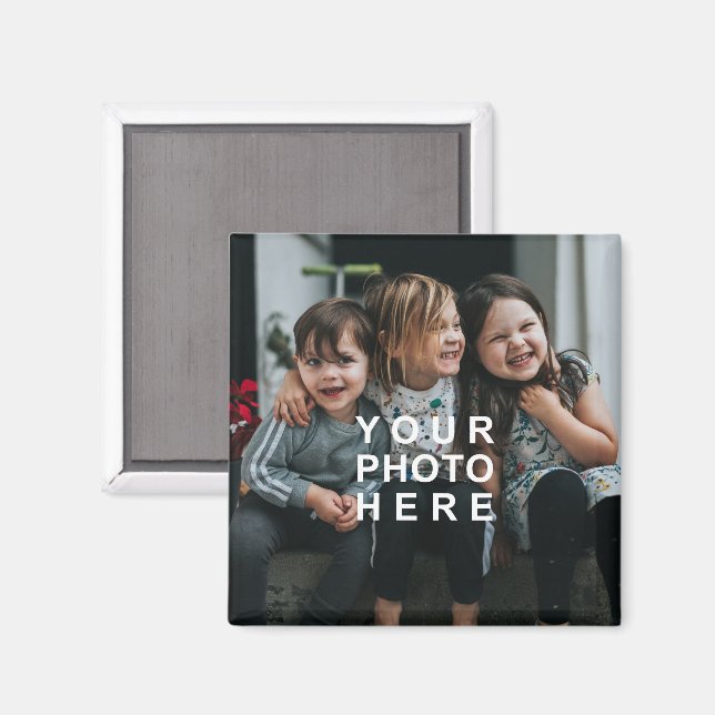 Imán Crea tu propia foto personalizada (Anverso/Reverso)