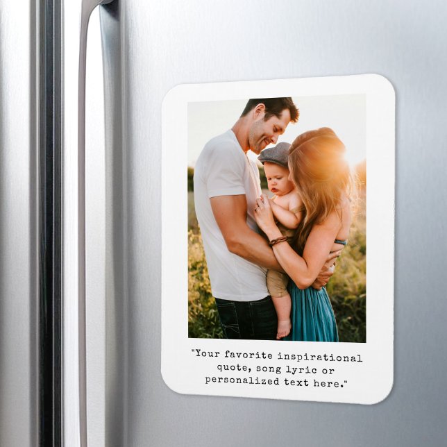 Imán Crea tu propia foto y cita personalizada (Subido por el creador)