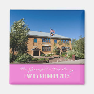 Imán Crea tu propia Reunión Familiar Keepsake Magnet