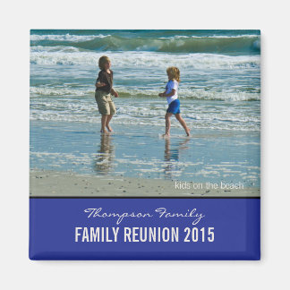 Imán Crea tu propia Reunión Familiar Keepsake Magnet