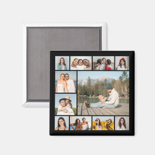 Imán Crea tu propio collage de 11 fotos