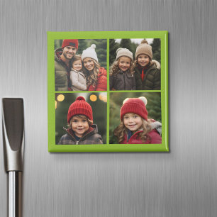 Imán Crea tu propio collage de 4 fotos - Pistacho 4 imá