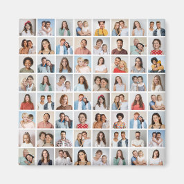 Imán Crea tu propio collage de 64 fotos personalizado