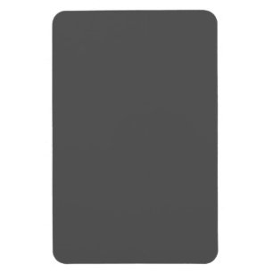 Imán Crea tu propio diseño personalizado gris oscuro