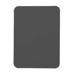 Imán Crea tu propio diseño personalizado gris oscuro