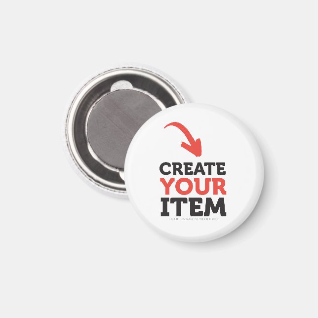 Imán CREA-TU-PROPIO DIY Personalizado carga tu diseño (Anverso/Reverso)