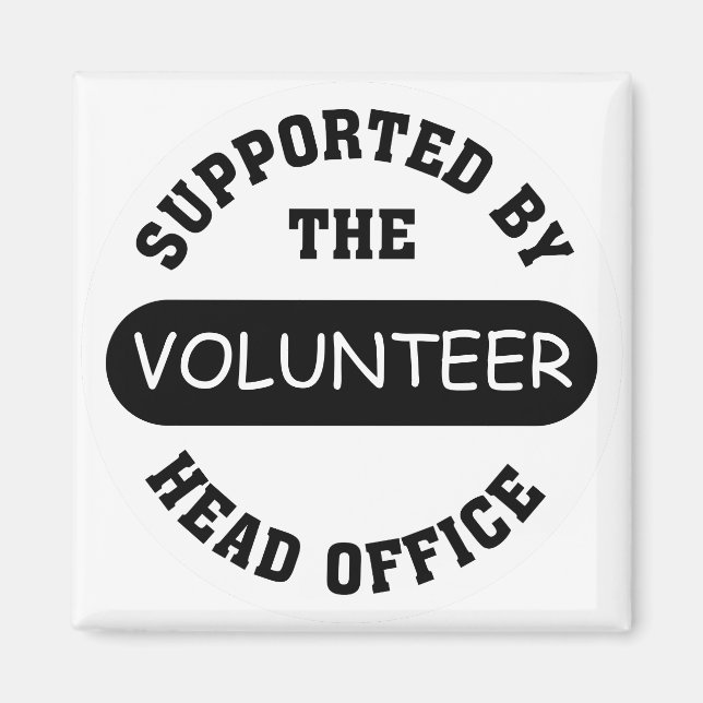 Imán Crea tu propio equipo de voluntarios (Frente)