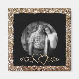 Imán Crea tu propio Instagram DIY Photo Purpurina