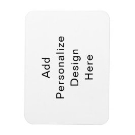 Imán crea tu propio personalizado 3" x 4"