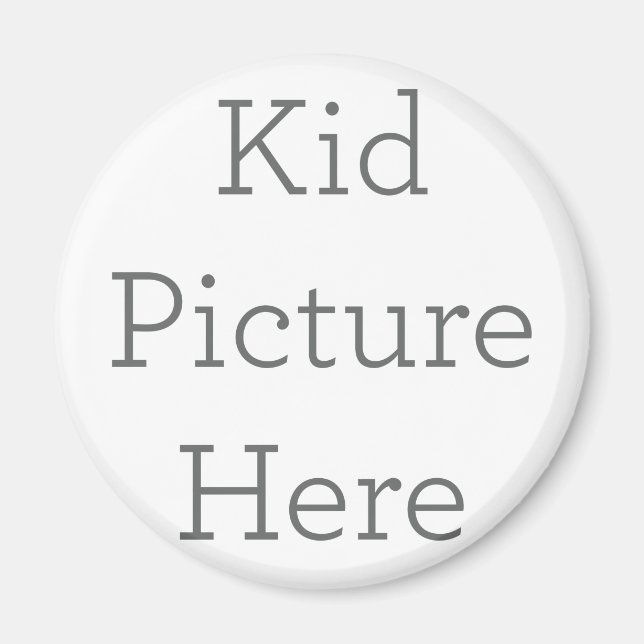 Estándar: 5,7 cm Circular Imán (Frente)