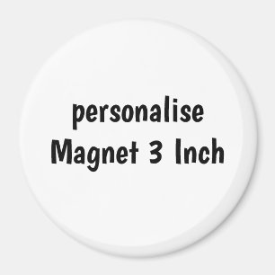 Imán crea tu propio simple personalizado 2,25 pulgadas
