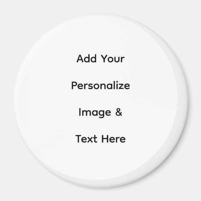 Imán crea tu propio texto personalizado (Frente)