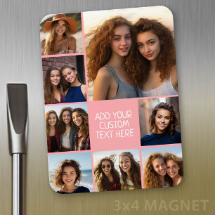 Imán Crea un collage de fotos personalizado - 8 fotos -