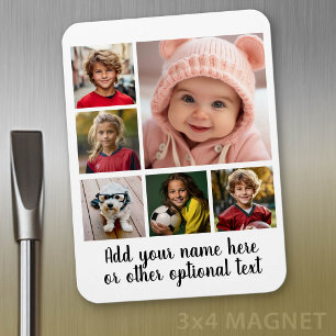Imán Crea un collage de fotos personalizado con 6 fotos