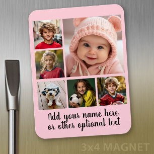 Imán Crea un collage de fotos personalizado con 6 fotos