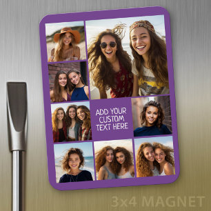 Imán Crea un collage de fotos personalizado con 8 fotos