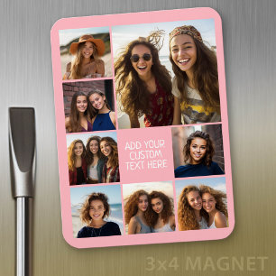 Imán Crea un collage de fotos personalizado con 8 fotos
