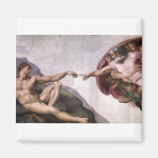 Imán Creación de Adán (Frente)