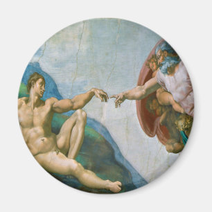 Imán Creación de Adán - Miguel Ángel 1475 - 1564