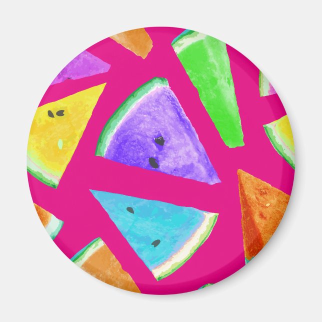 Imán Creación de patrones de sandía 9 (Frente)