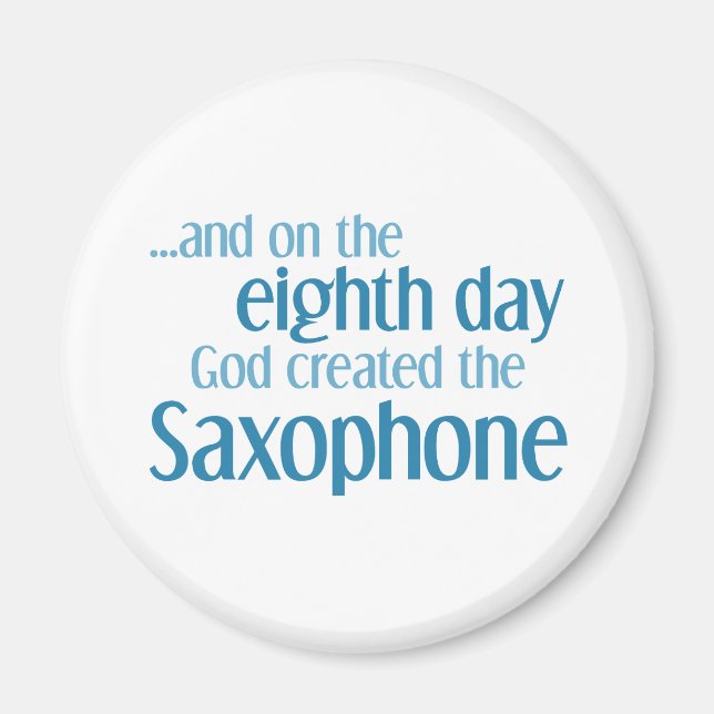 Imán Creación saxofónica (Frente)